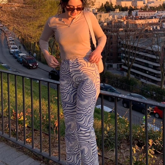 Patterned Zara Jeans - Picture 1 of 3